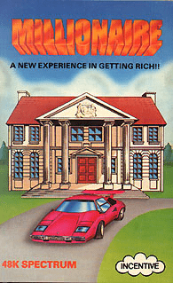 Millionaire box art for ZX Spectrum